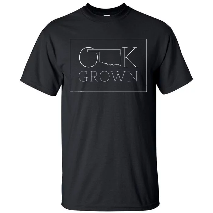 Oklahoma Modern Ok State Grown Home Gift Tall T-Shirt