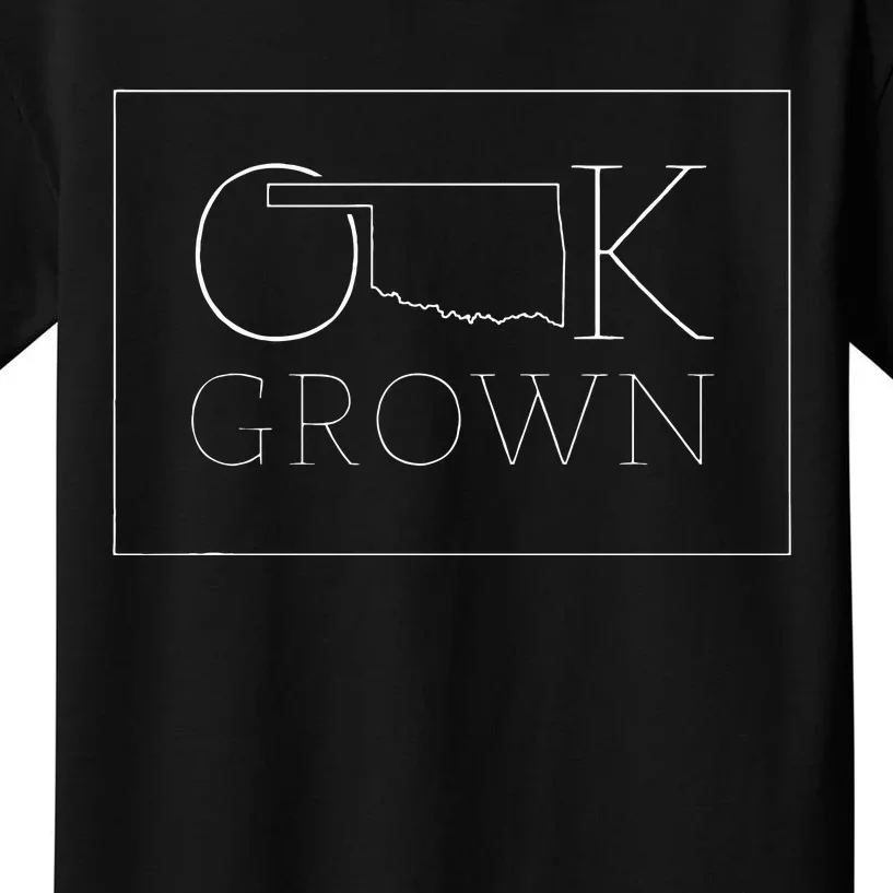 Oklahoma Modern Ok State Grown Home Gift Kids T-Shirt