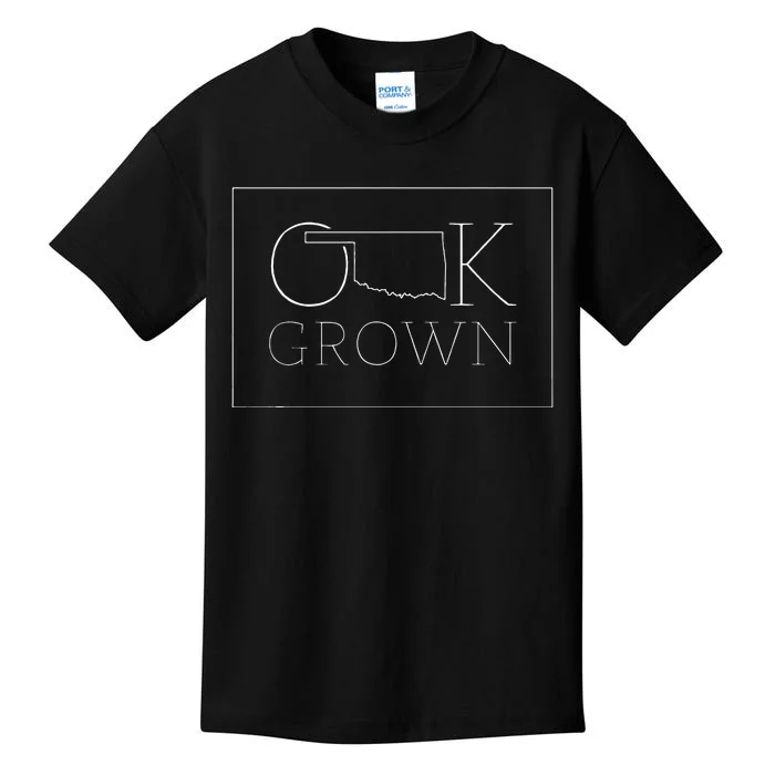 Oklahoma Modern Ok State Grown Home Gift Kids T-Shirt