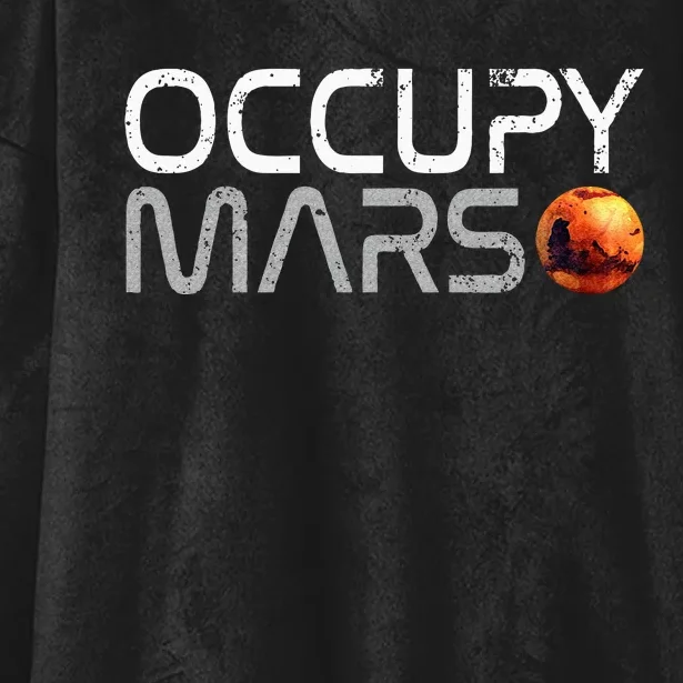 Occupy Mars Hooded Wearable Blanket