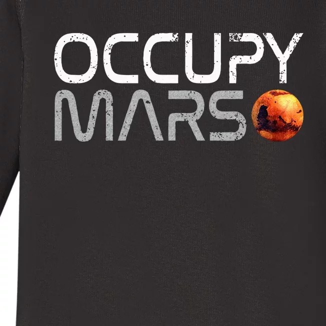 Occupy Mars Baby Long Sleeve Bodysuit