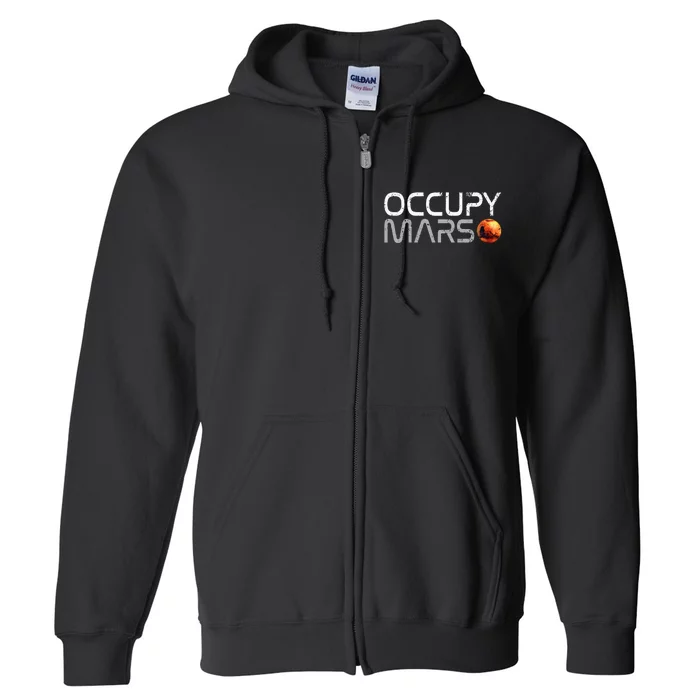 Occupy Mars Full Zip Hoodie