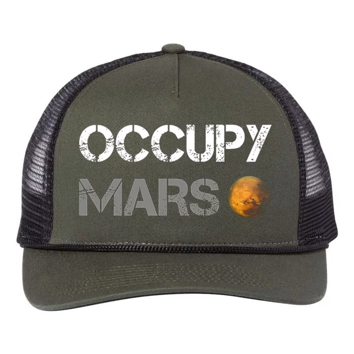 Occupy Mars Retro Rope Trucker Hat Cap