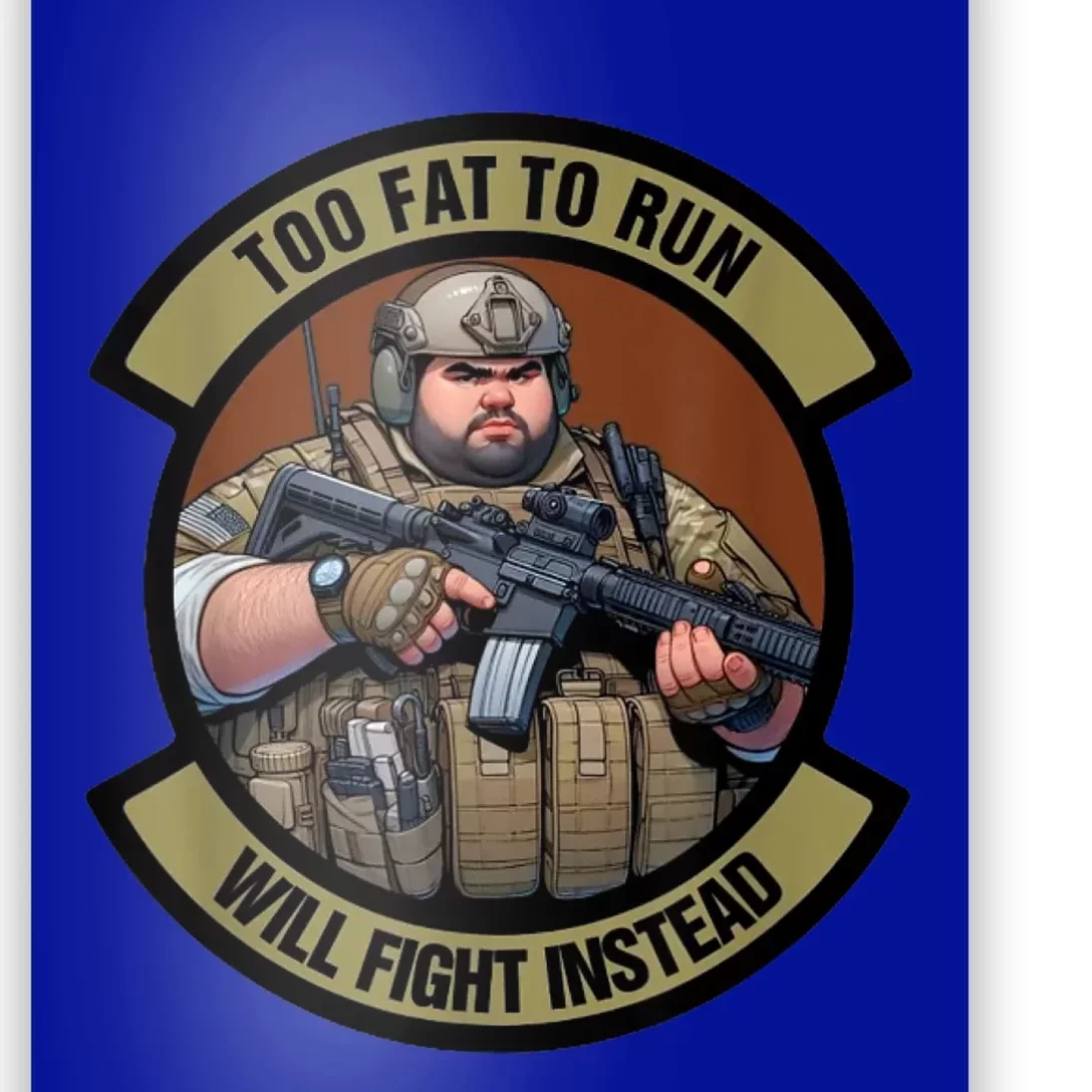 Overweight Military Poster