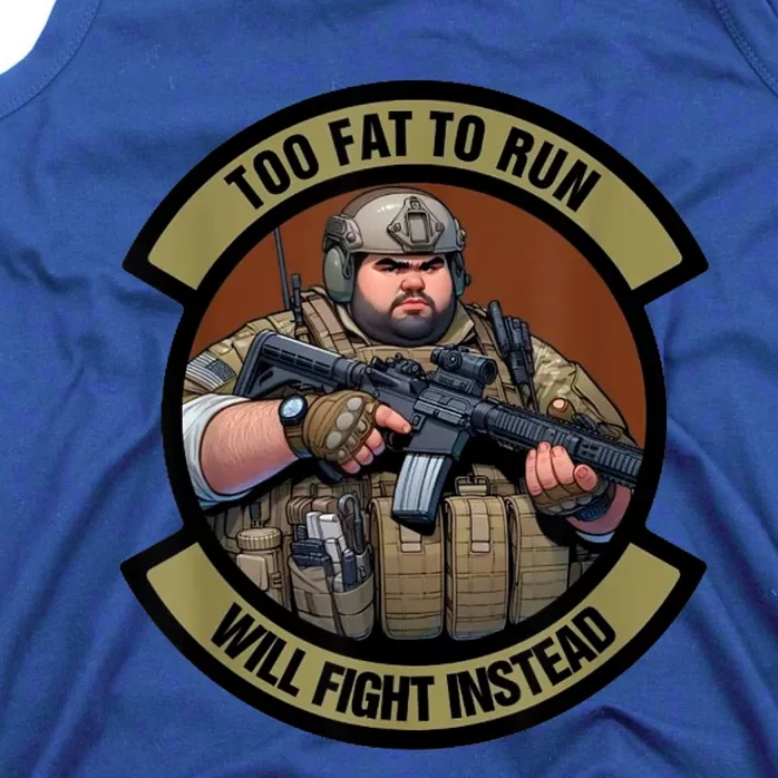 Overweight Military Tank Top