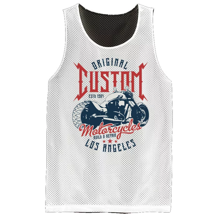 Original Motorcycles Mesh Reversible Basketball Jersey Tank