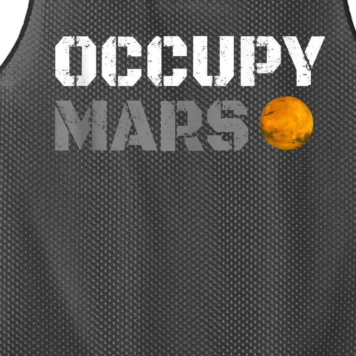 OCCUPY MARS Mesh Reversible Basketball Jersey Tank