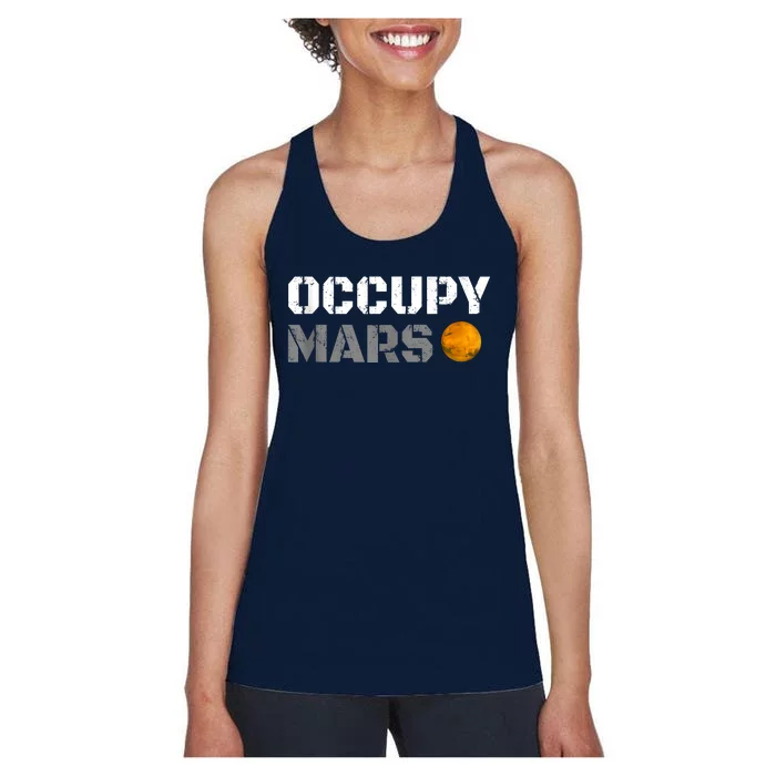 OCCUPY MARS Women's Racerback Tank