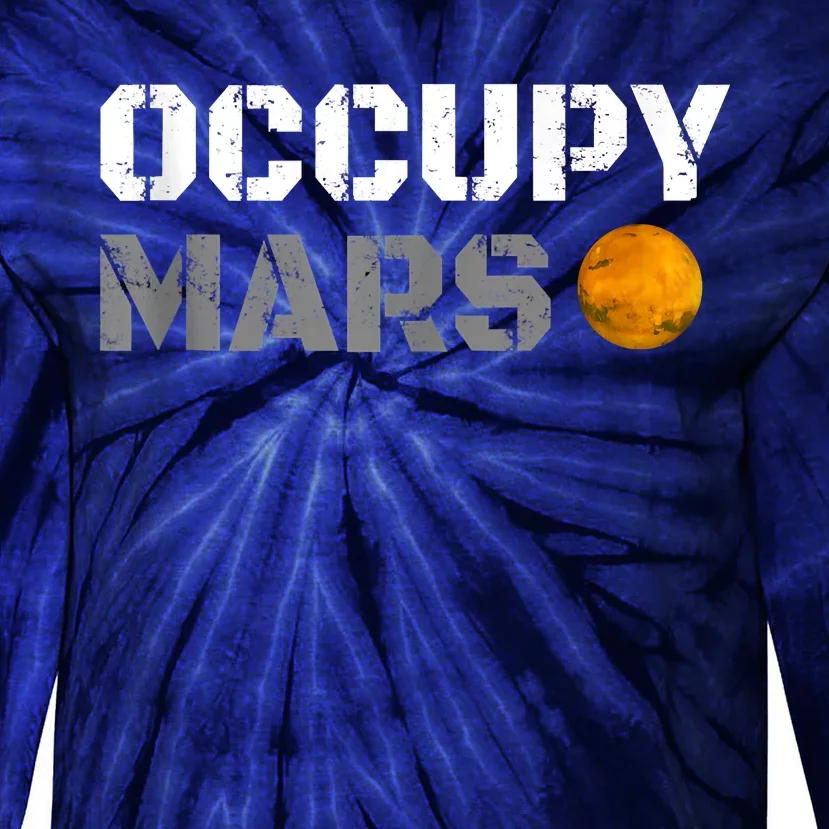 OCCUPY MARS Tie-Dye Long Sleeve Shirt