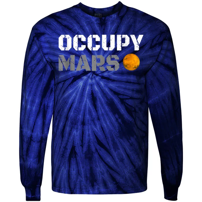 OCCUPY MARS Tie-Dye Long Sleeve Shirt