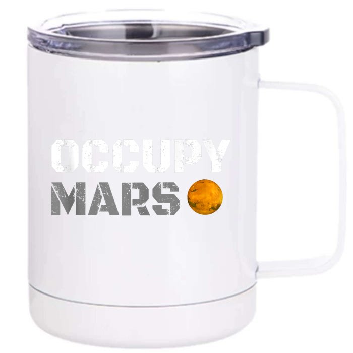 OCCUPY MARS Front & Back 12oz Stainless Steel Tumbler Cup