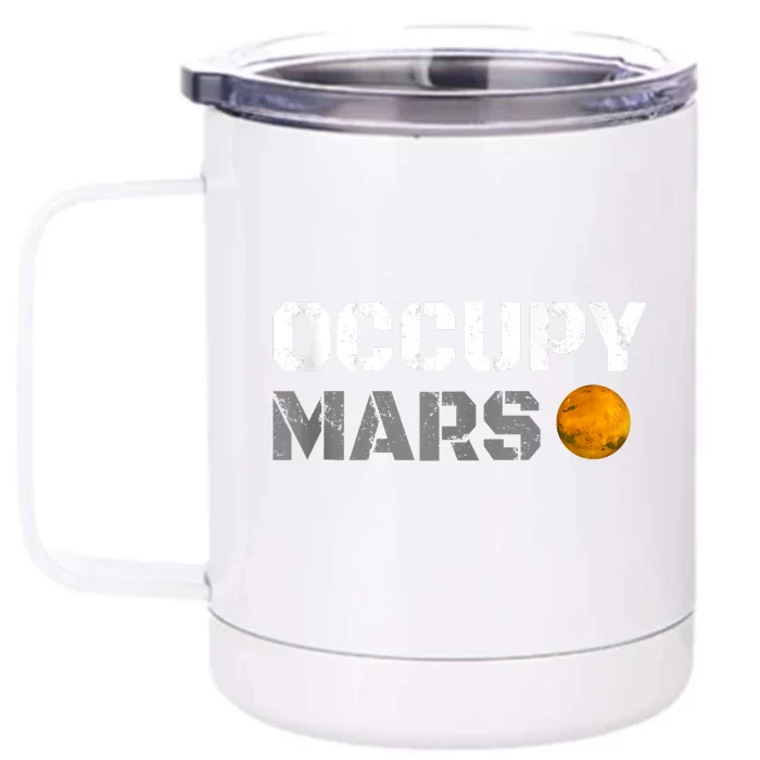 OCCUPY MARS Front & Back 12oz Stainless Steel Tumbler Cup