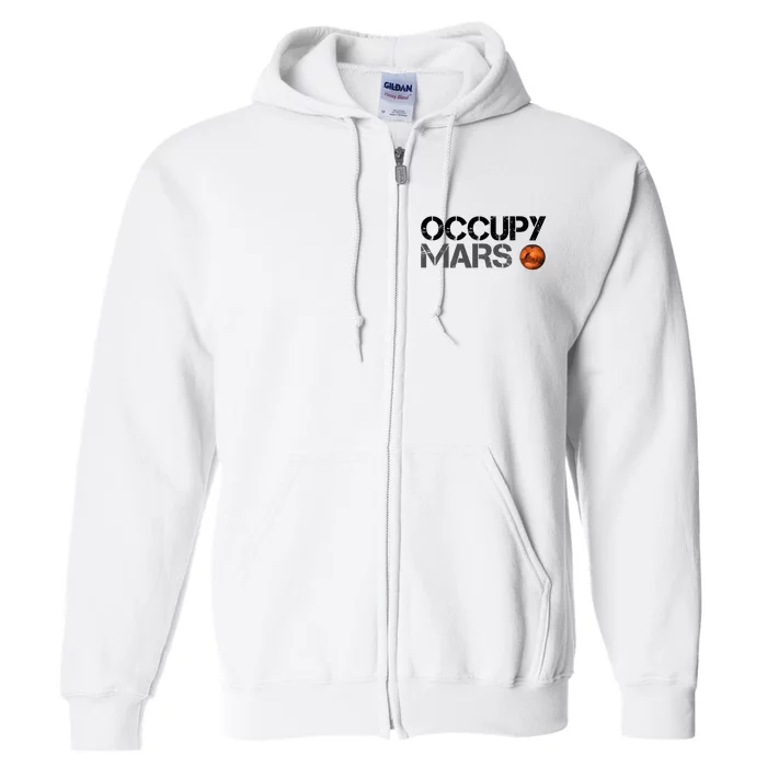 Occupy Mars Full Zip Hoodie