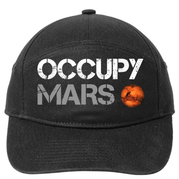 Occupy Mars 7-Panel Snapback Hat