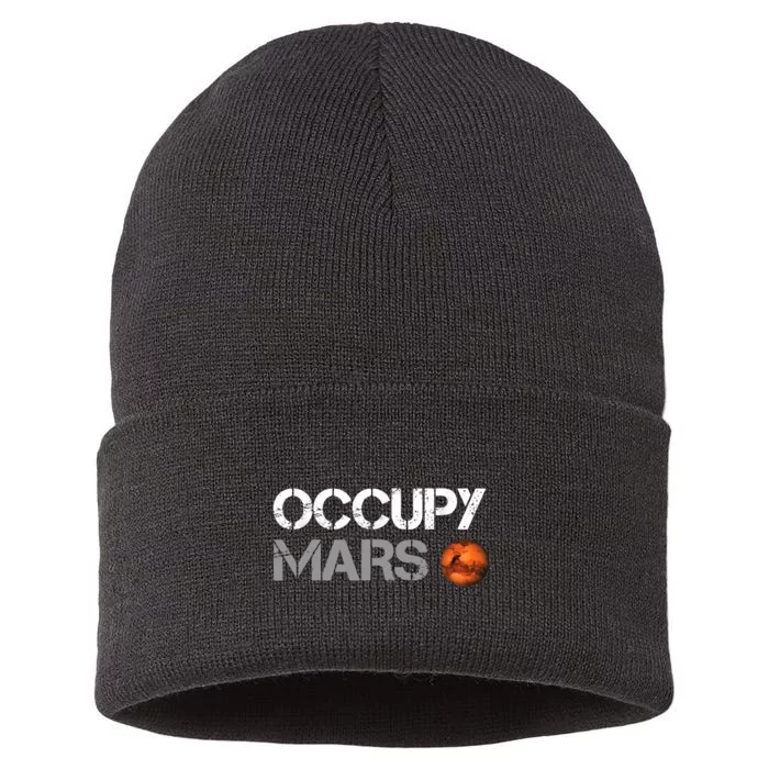 Occupy Mars Sustainable Knit Beanie