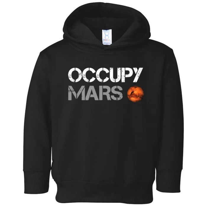 Occupy Mars Toddler Hoodie