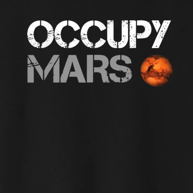 Occupy Mars Women's Crop Top Tee