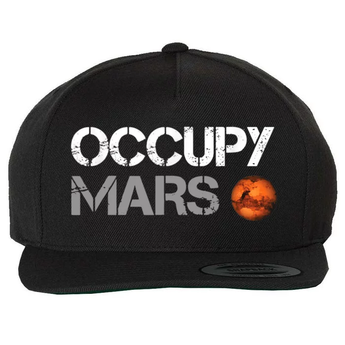 Occupy Mars Wool Snapback Cap