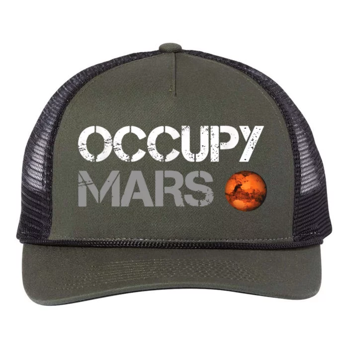 Occupy Mars Retro Rope Trucker Hat Cap