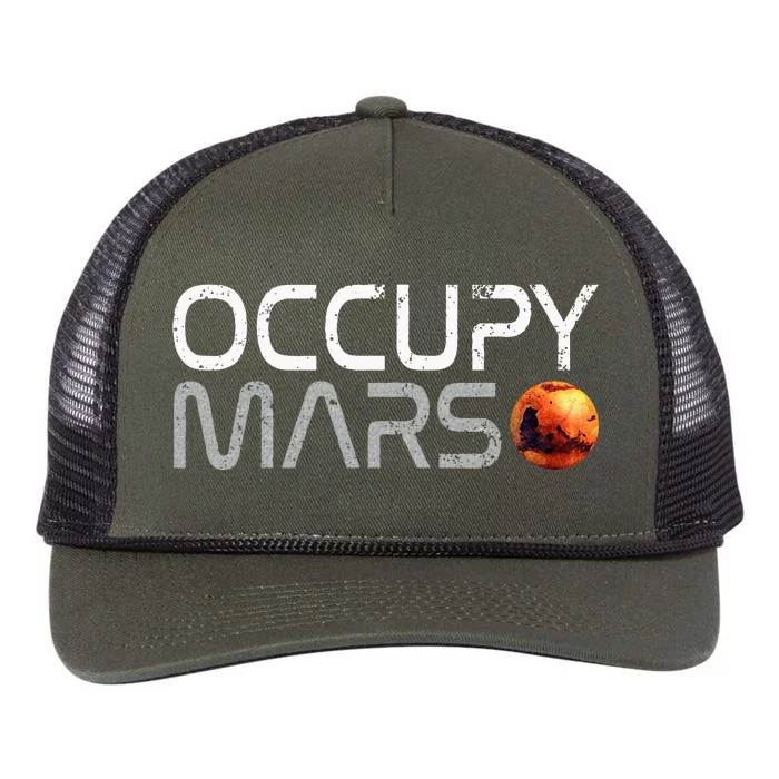 Occupy Mars Retro Rope Trucker Hat Cap