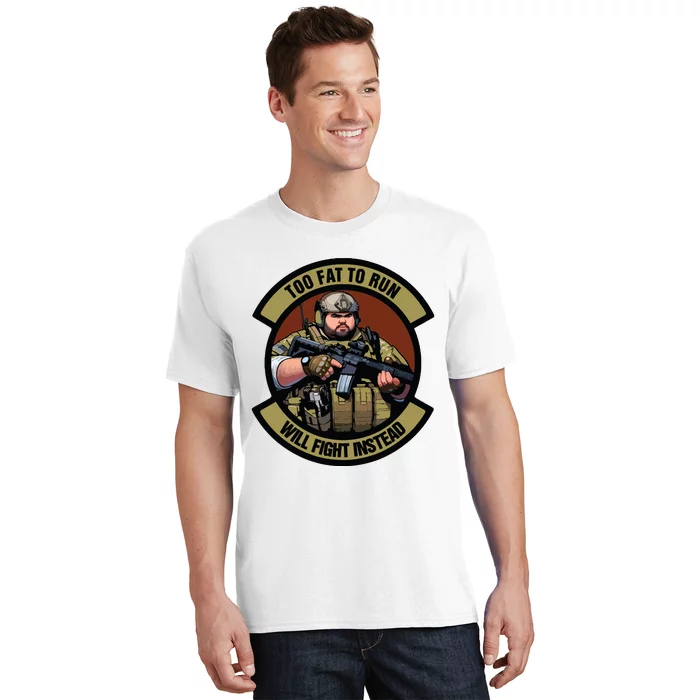 Overweight Military T-Shirt