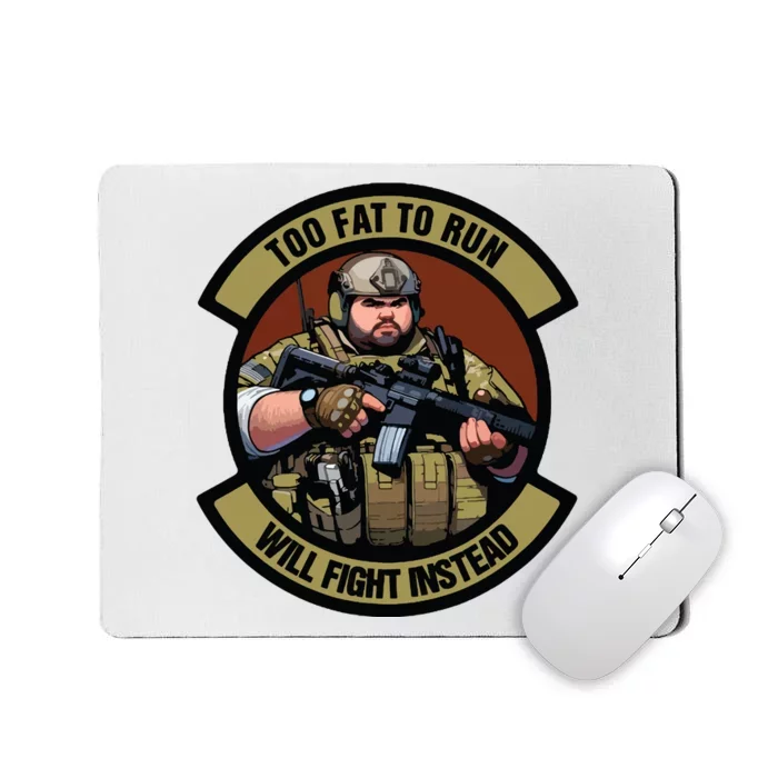 Overweight Military Mousepad