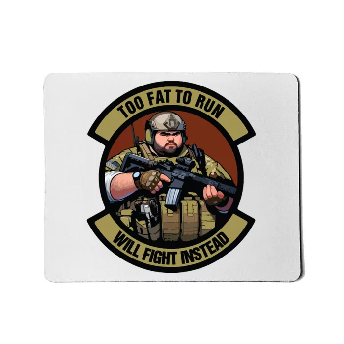 Overweight Military Mousepad