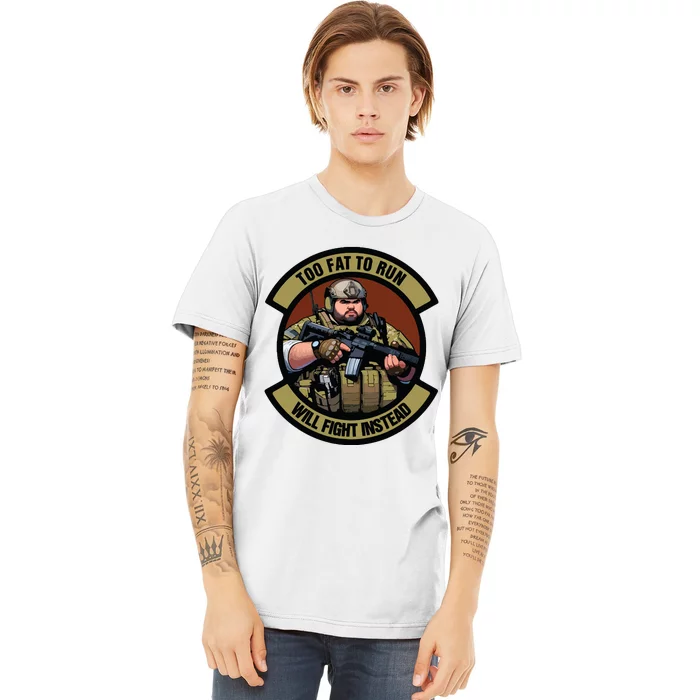 Overweight Military Premium T-Shirt