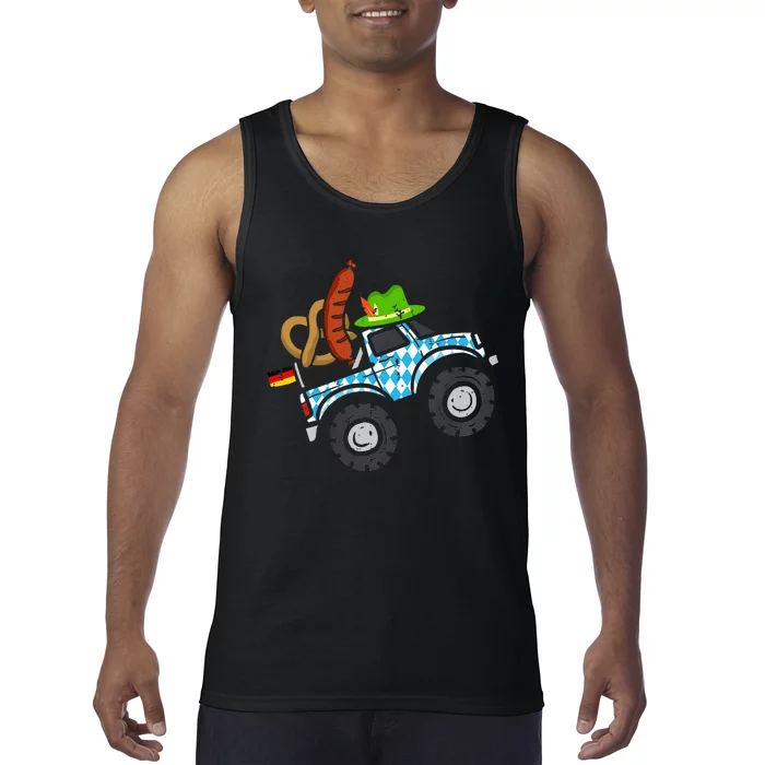 Oktoberfest Monstertruck Oktoberfest Costume Tank Top