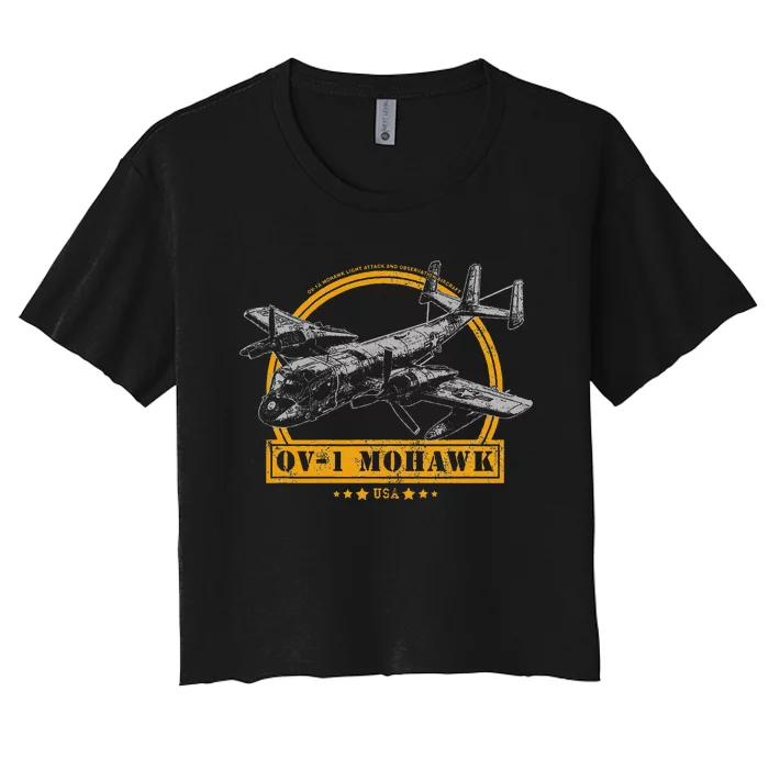 Ov1 Mohawk Women's Crop Top Tee