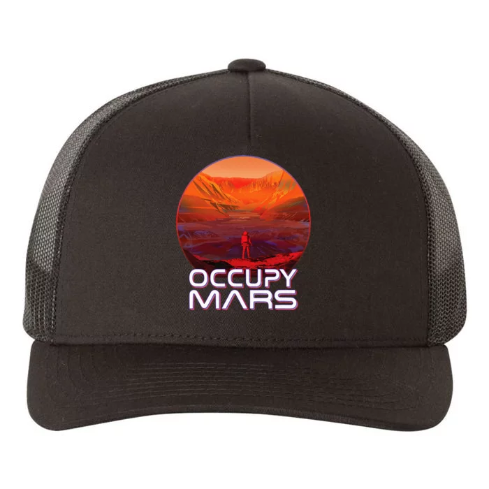 Occupy Mars Perseverance Rover Landing Terraform Colonize Yupoong Adult 5-Panel Trucker Hat