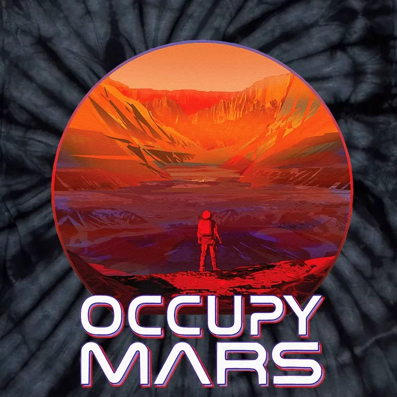 Occupy Mars Perseverance Rover Landing Terraform Colonize Tie-Dye T-Shirt