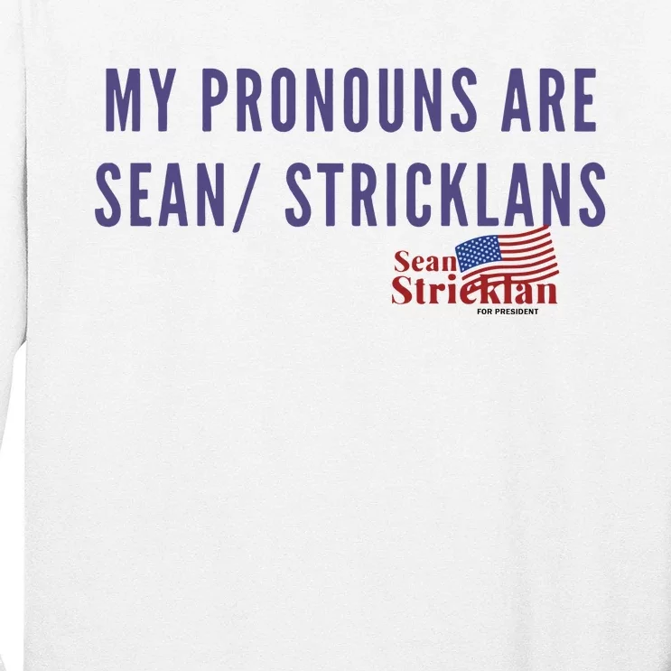 Official My Pronouns Are Sean Strickland Ufc293 Long Sleeve Shirt