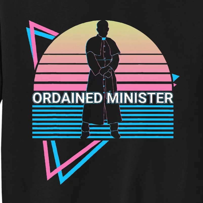 Ordained Minister Retro Tall Sweatshirt