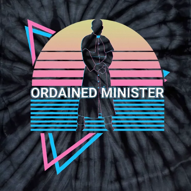 Ordained Minister Retro Tie-Dye T-Shirt