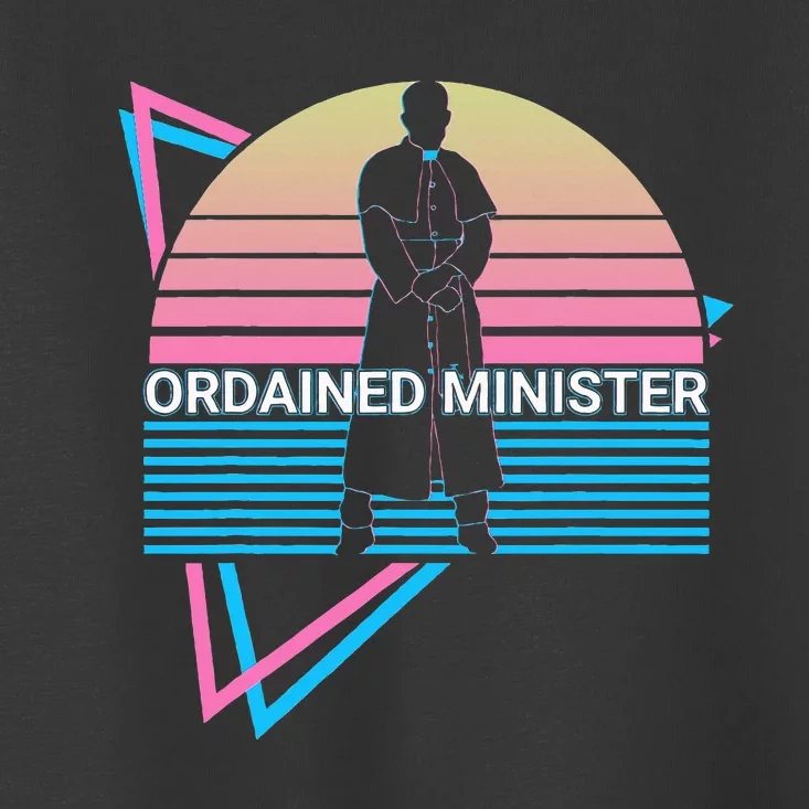 Ordained Minister Retro Toddler T-Shirt