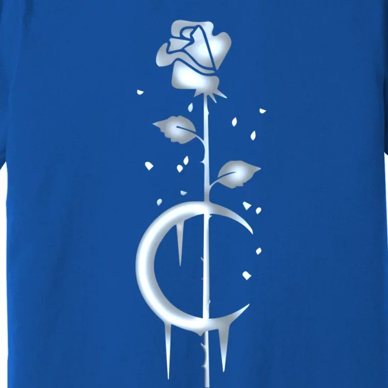 Occult Moon Rose Luna Witchcraft Witch Gothic Gift Premium T-Shirt