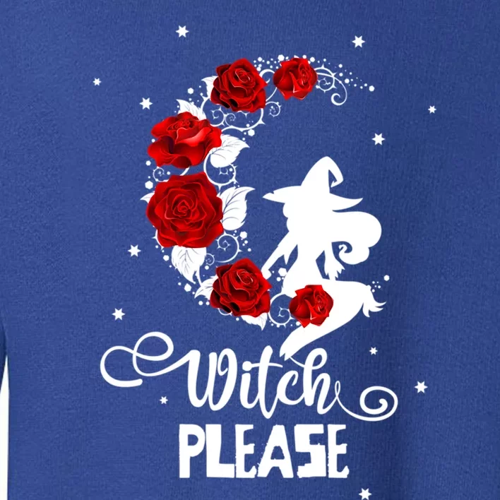 Occult Moon Roses Pagan Wicca Witch Please Gift Toddler Sweatshirt