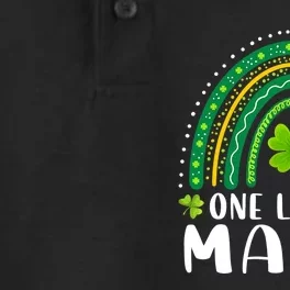 One Mama Rainbow Saint Patrick's Day Lucky Mom Mother Dry Zone Grid Performance Polo