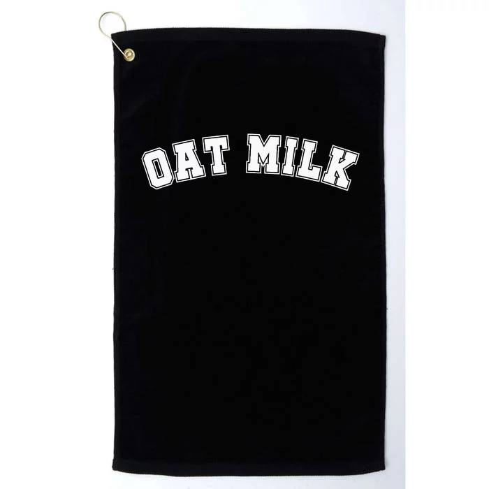 Oat Milk Retro Sports Arch Platinum Collection Golf Towel