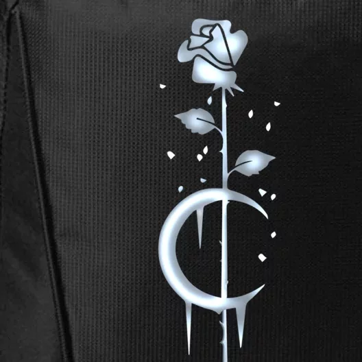 Occult Moon Rose Luna Witchcraft Witch Gothic Gift City Backpack