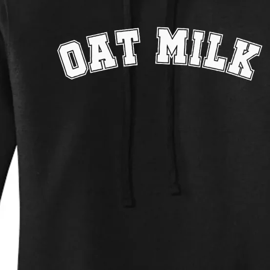 Oat Milk Retro Sports Arch Women's Pullover Hoodie