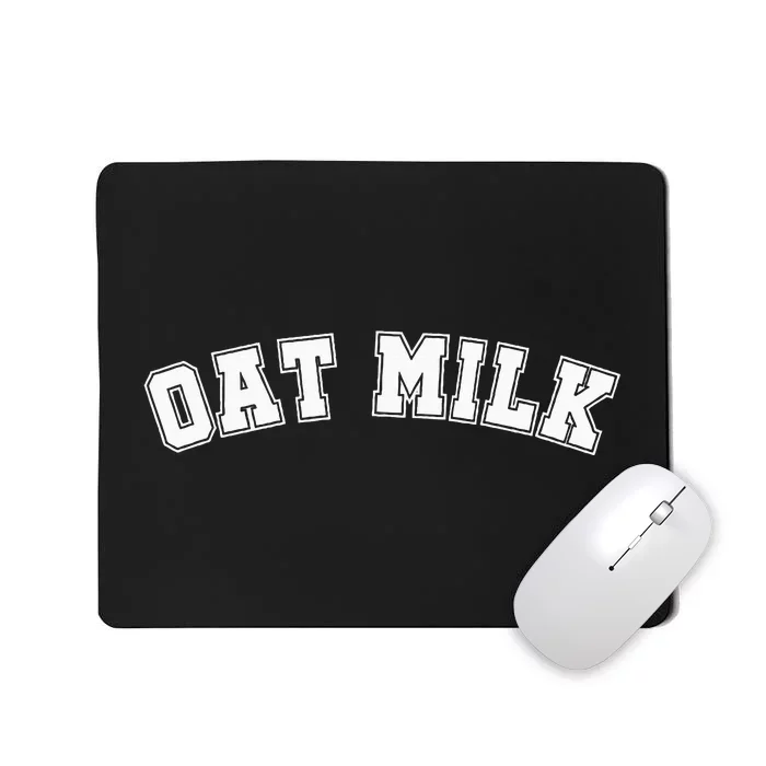 Oat Milk Retro Sports Arch Mousepad