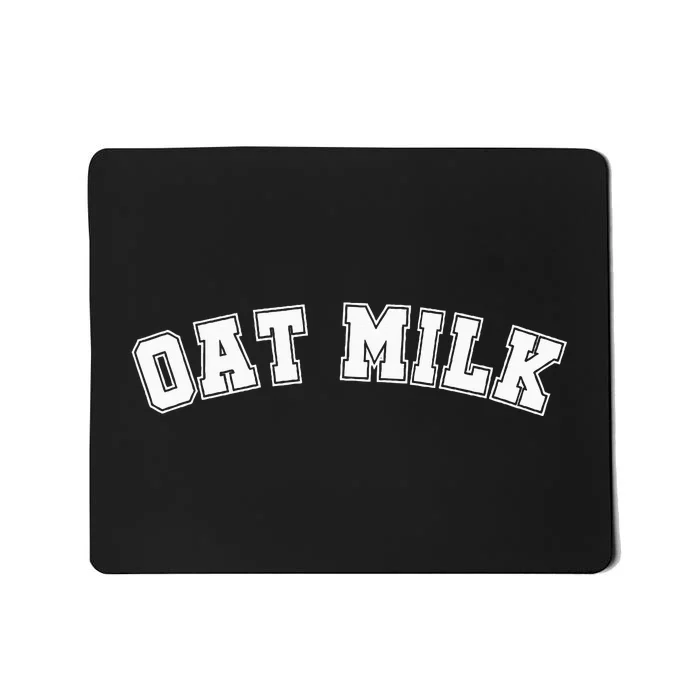 Oat Milk Retro Sports Arch Mousepad