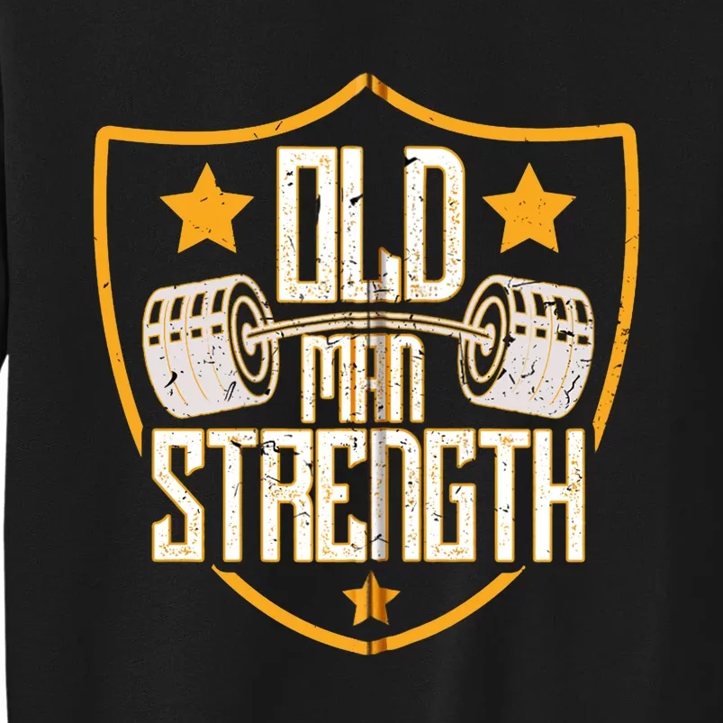 Old Man Strength Gym Father's Day Gift For Dad Zip Hoodie Sweatshirt