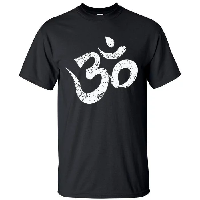 Ohm Meditation Symbol Aum Spiritual Indian Buddhism Omkar Tall T-Shirt