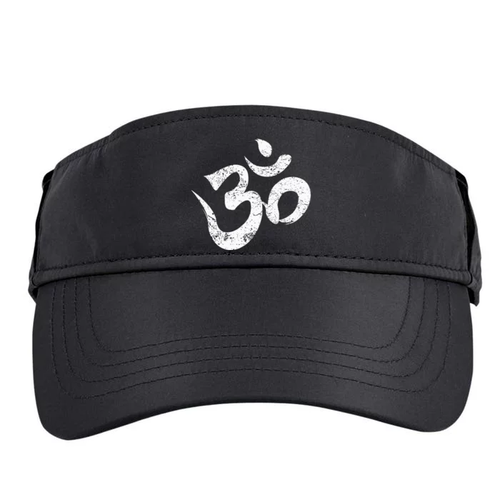 Ohm Meditation Symbol Aum Spiritual Indian Buddhism Omkar Adult Drive Performance Visor