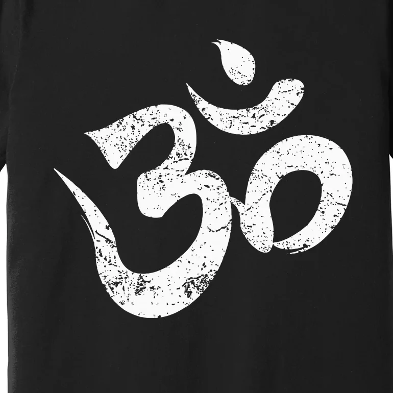 Ohm Meditation Symbol Aum Spiritual Indian Buddhism Omkar Premium T-Shirt