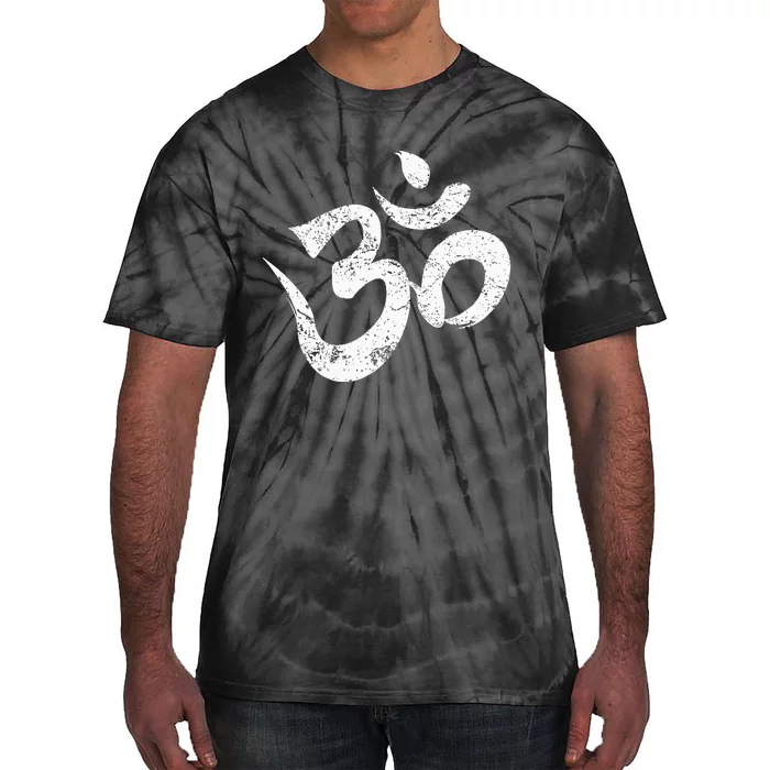 Ohm Meditation Symbol Aum Spiritual Indian Buddhism Omkar Tie-Dye T-Shirt