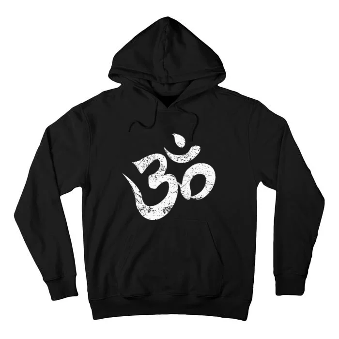 Ohm Meditation Symbol Aum Spiritual Indian Buddhism Omkar Tall Hoodie